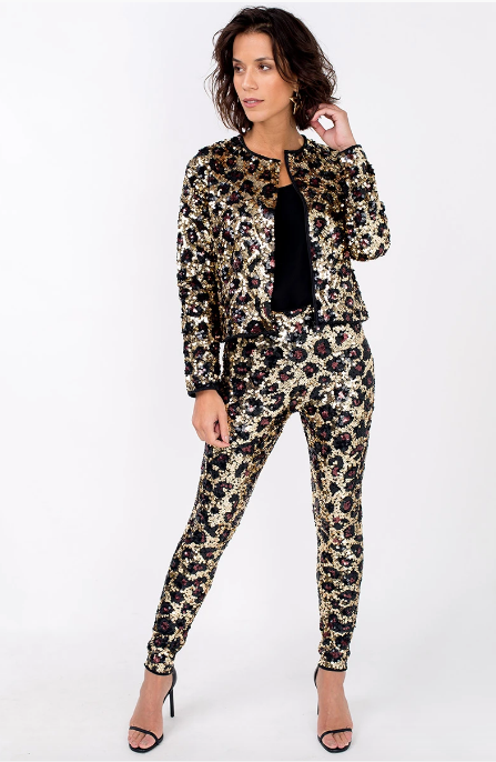 Skinny Animal Print Pants