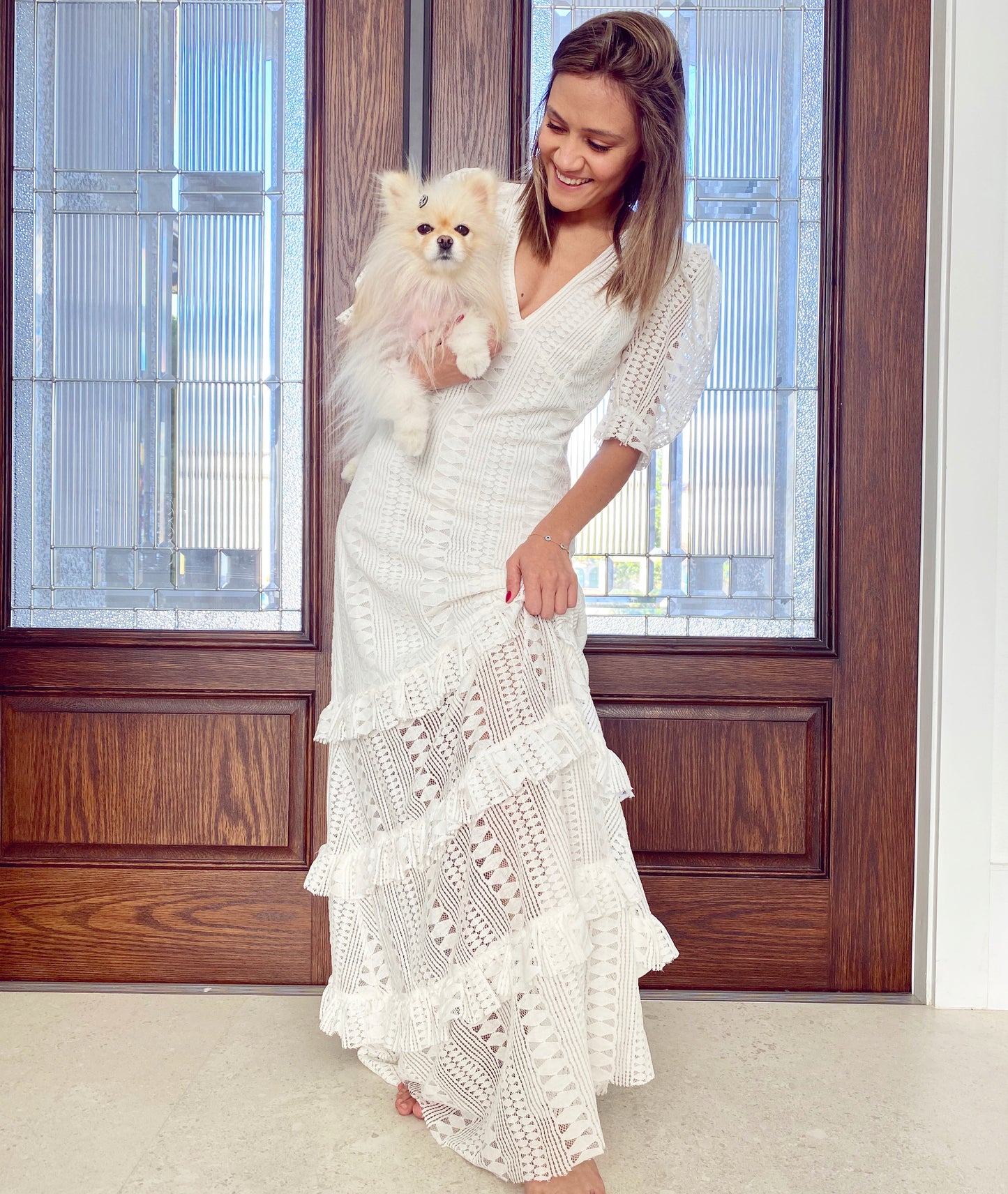 White Lace Dress
