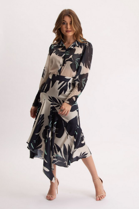 Max Floral Midi Skirt
