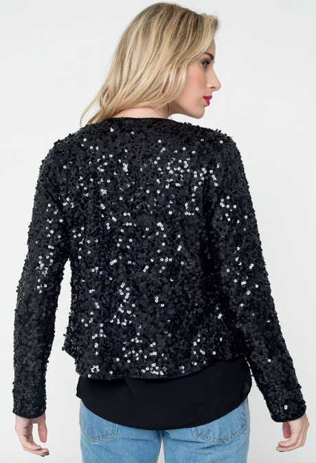 Luna Black Cardigan