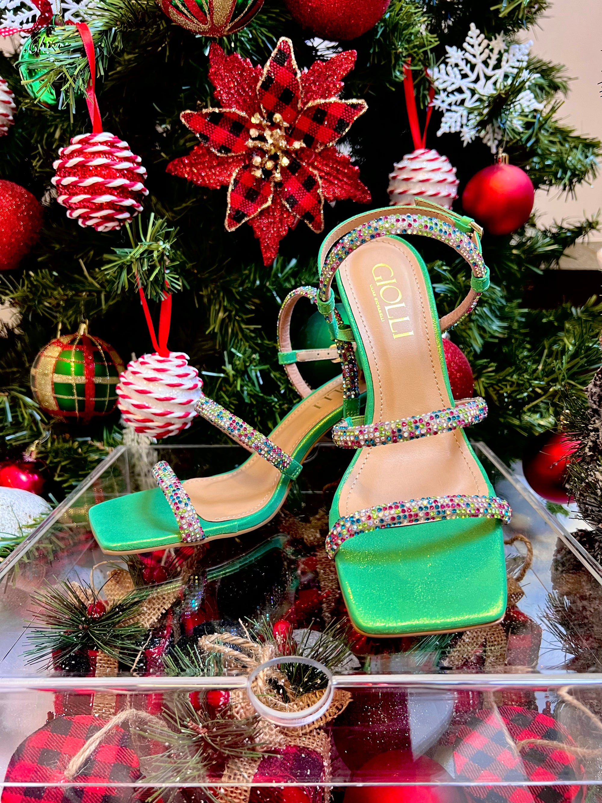 Christmas ornament sandals