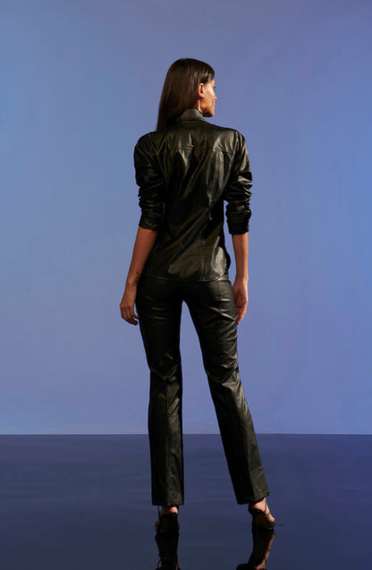 Carla Leather Shirt