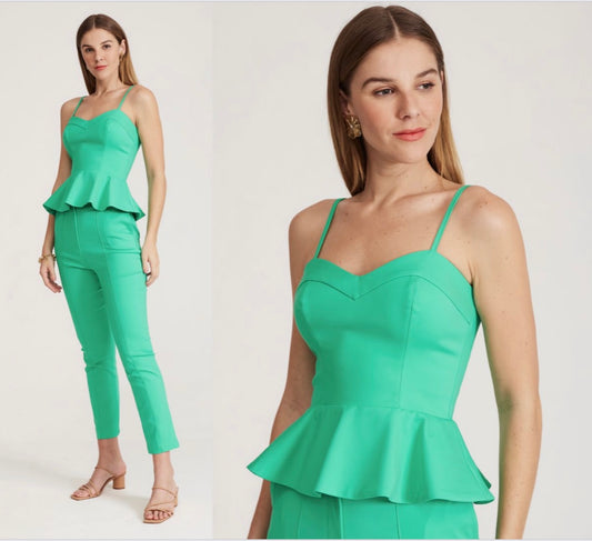 Portinari Peplum Top