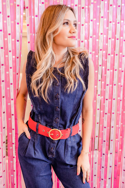 Love Denim Jumpsuit