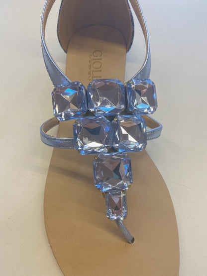 Flat Blue Sandals