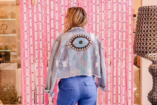 Greek Denim Jacket